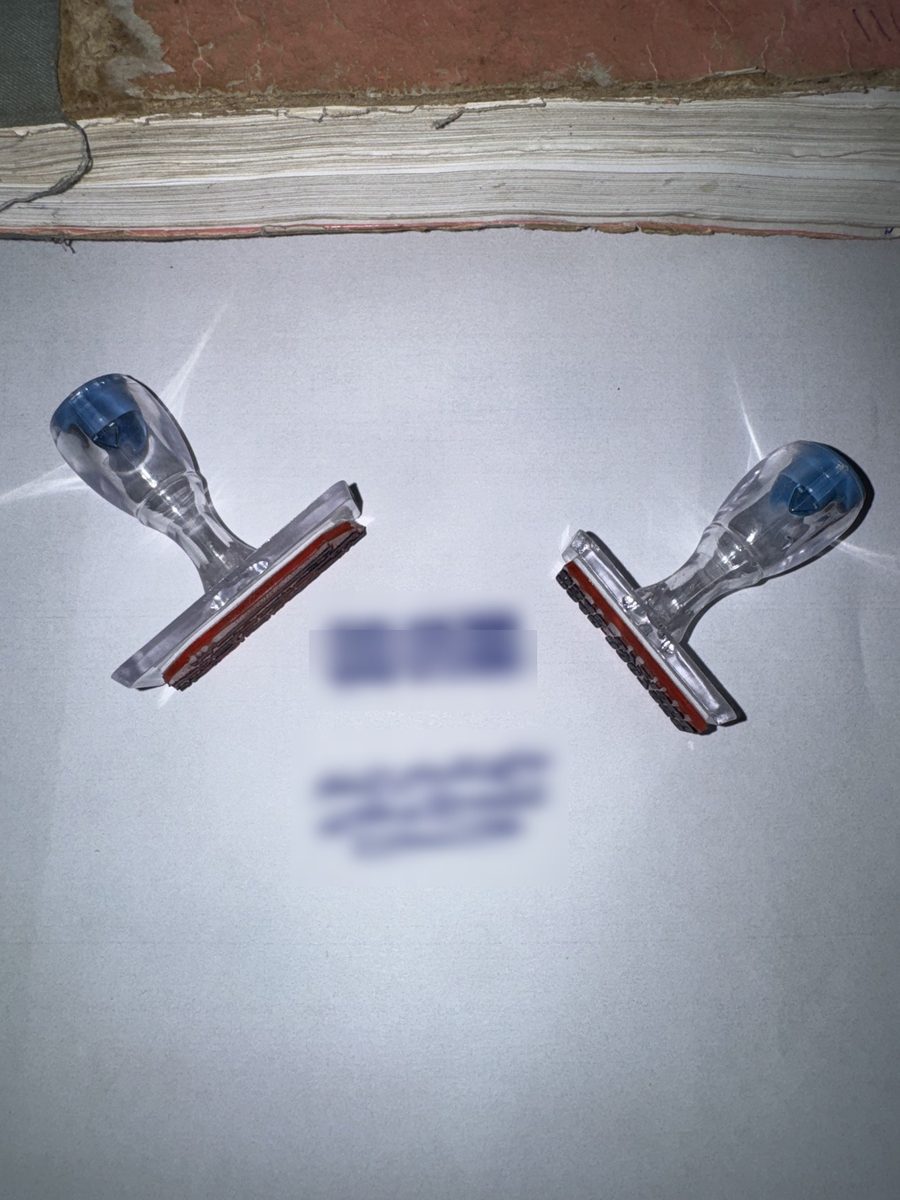 Custom rubber stamps made by PRINT POINT